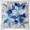 Bucilla Felt Pillow Applique Kit 12" Square-Winter Blue Poinsettia